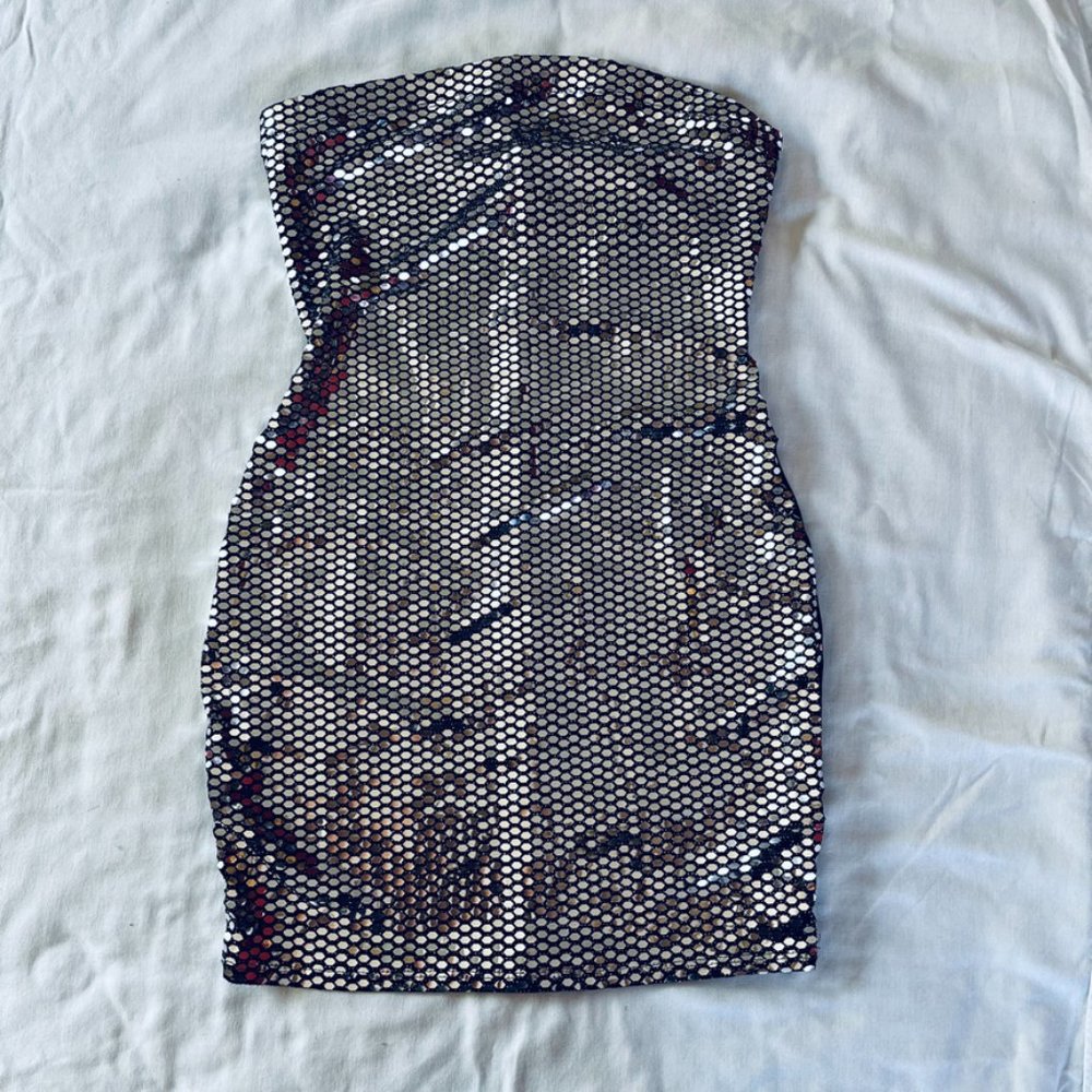 Charlotte Russe Sequin Tube Dress Size M